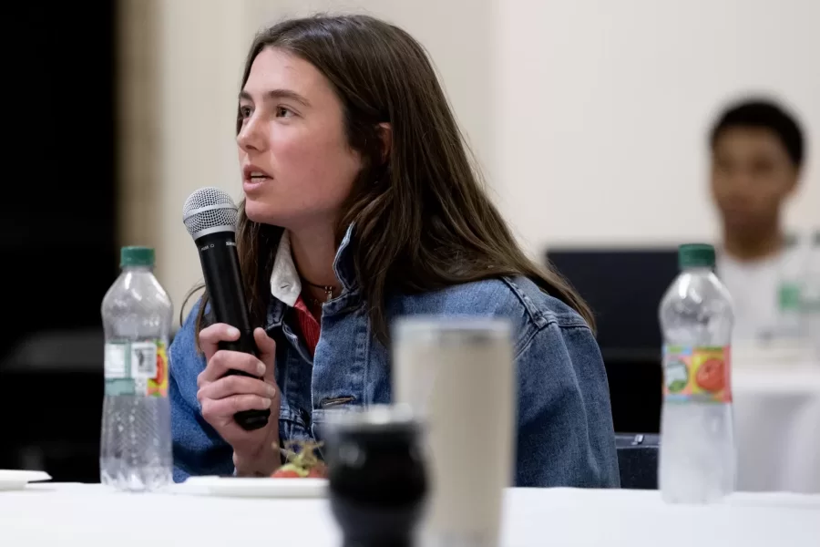 In the wake of the latest presidential election, three Bates politics professors with complementary expertise helped students understand the outcome of Tuesday’s election.

The trio, Professor of Politics John Baughman, Professor of Politics Stephen Engel, and Associate Professor of Politics Clarisa Pérez-Armendáriz met with around 75 students in Memorial Commons in Chase Hall.