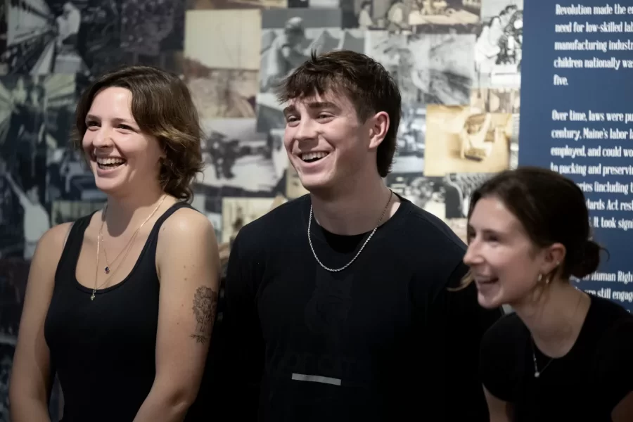 Unveiling Histories of of Lewiston on Dec. 10, 2024 at Maine MILL, 35 Canal Street, that included a performance and talkback by students of Assistant Professor of Theater Amy Huang.

The students bring Lewiston’s history to life in original, devised performances rooted in archival research. 

Please join us for a unique opportunity to hear stories from Lewiston's past brought to life in several short performances by Bates students. Students in professor Amy Huang's Devising Performance class conducted archival research during the past semester and now look forward to sharing some of their findings through short, devised performances at the Maine MILL, 35 Canal Street in Lewiston. This Tuesday at 7:00 pm. Free and open to the public.

Devising is a contemporary performance-making practice that declines the traditional single author/choreographer/director/script model of theater in favor of a collaborative approach to generating themes, content, forms, and aesthetics for creating performance. In this hybrid course students learn about devising practices, theories, and politics through the exploration of how performance companies work in this generative space, and explore devising techniques to practice these methodologies in action.