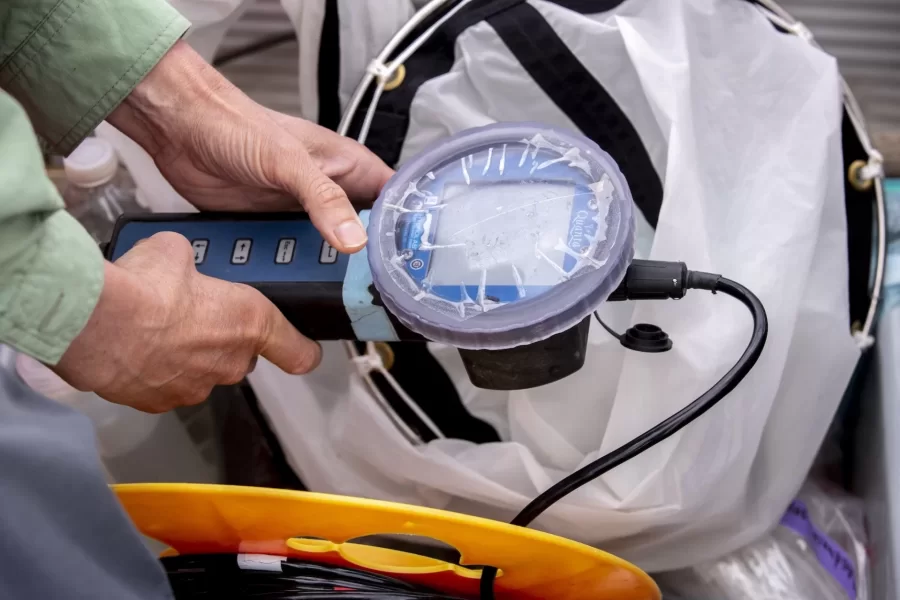 Supervised by Holly Ewing, Christian A. Johnson Professor of Interdisciplinary Studies, environmental studies major Christopher Castaneda ’20 takes water samples from Lake Auburn. He’s studying nutrients produced by algae and consumed by other organisms in the lake. Related to the impacts of algae blooms on water quality, the research supports community efforts to deliver unfiltered public water at the lowest price. 

On the boat with 
Water treatment manager and lab director Chris Curtis (in blue shirt) and Lindsay Bates and Dan Fortin, water quality technicians (Bruins sweatshirt)