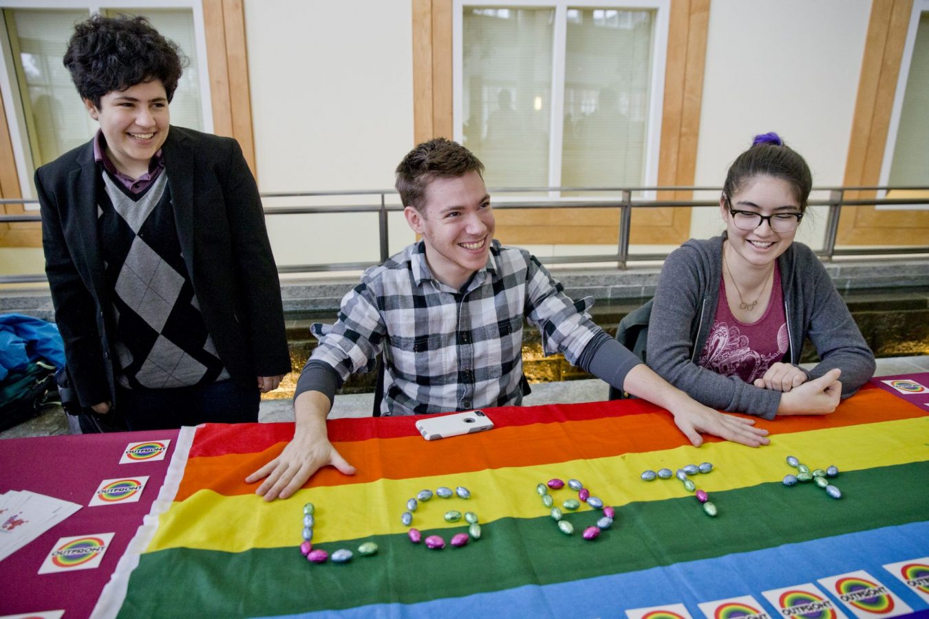 Student organizations hold activity fair in the Perry Atrium of Pettengill Hall as part of a series of events held on for newly admitted students in the Class of 2019.