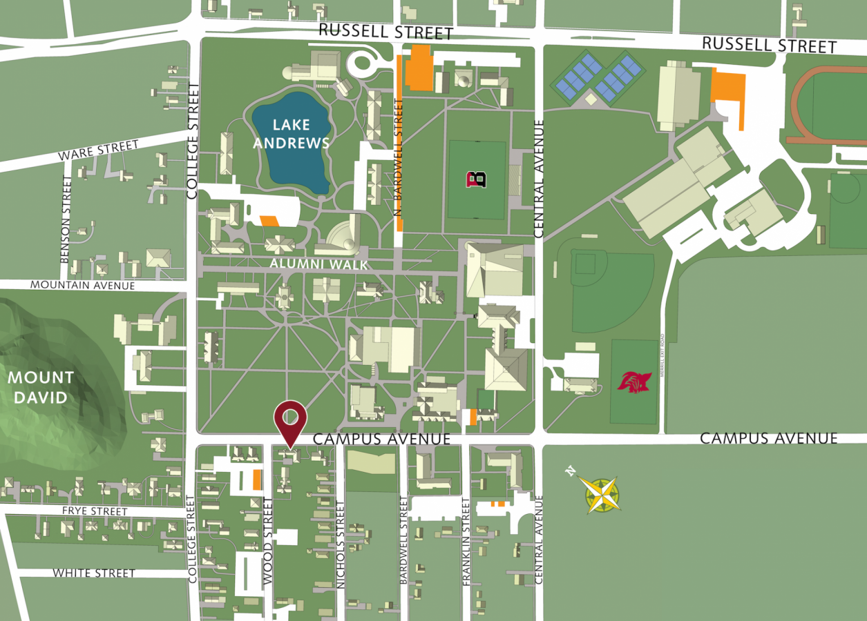 Bates college campus map.