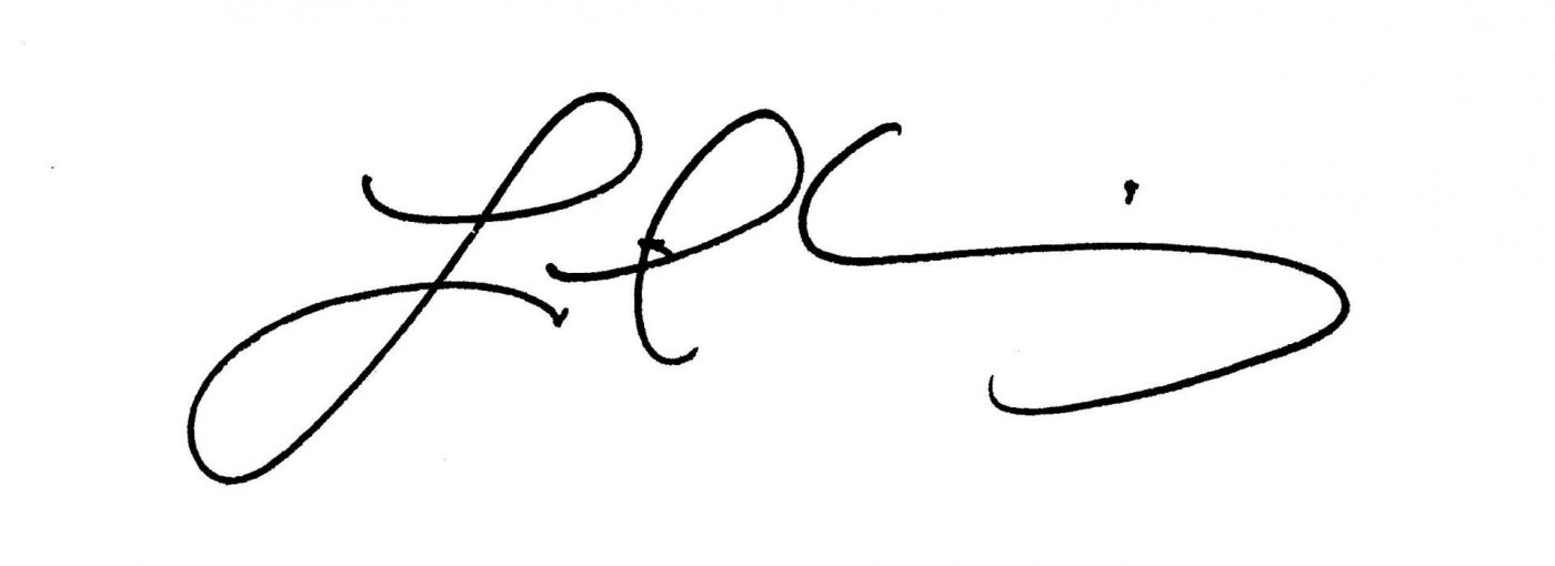 Leigh Weisenburger signature