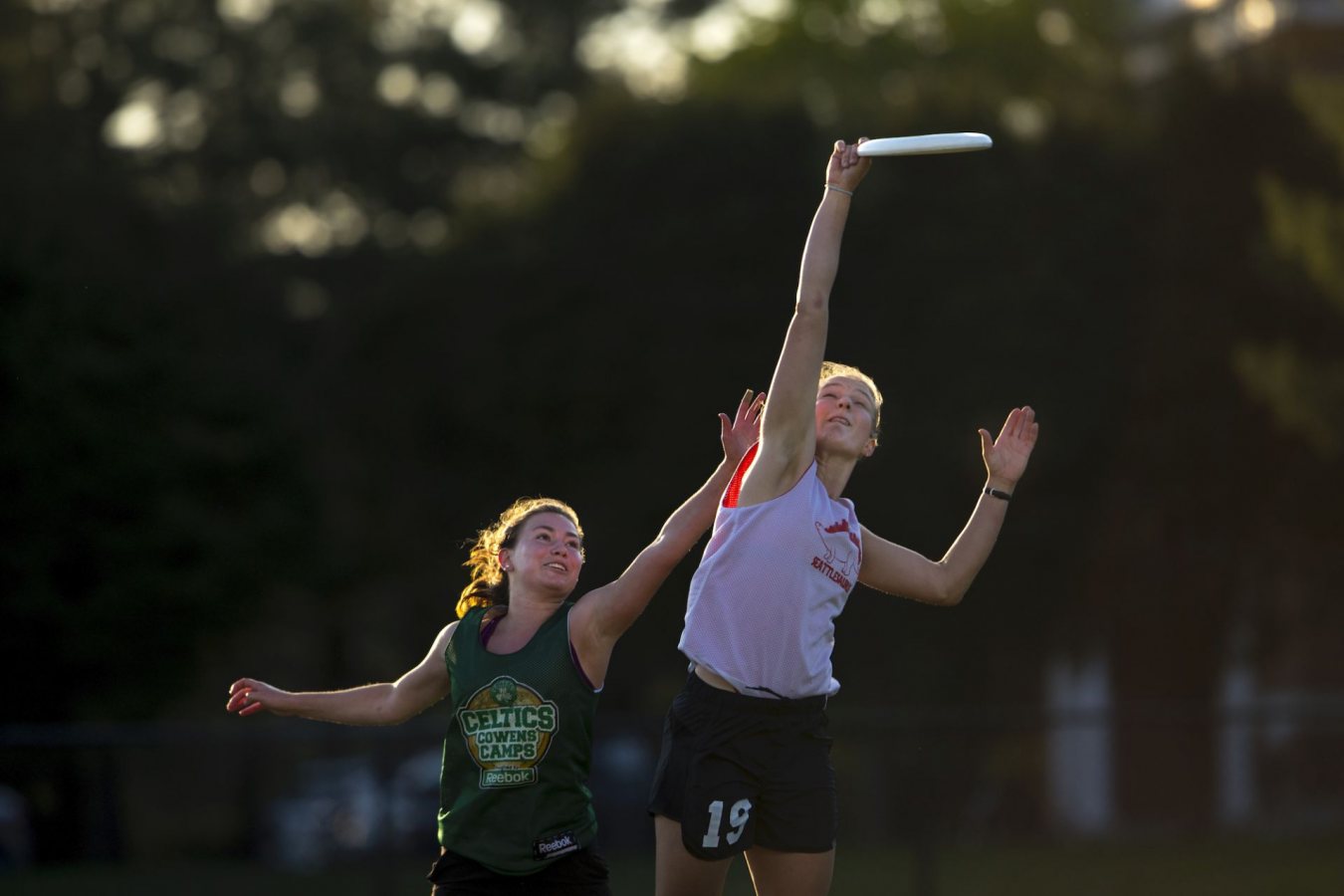 Bates Women's Ultimate Frisbee team practices on the Bardwell Street field.

Known as Cold Front, the Bates women’s Ultimate team competes in the Division III College Championships.

From Josie Gillett:

Coldfront, the Bates Women’s Ultimate Frisbee team, is excited to have qualified for the Division III National Championship for the third time in team history! Coldfront is one of 16 women’s teams that qualified, and we will be headed to Rockford, Illinois, for the weekend of May 19–20 to play against the best of the best.

Coldfront is a young team with a lot of grit and heart, and we strive to embody a core value of Ultimate Frisbee: the spirit of the game. Coaches Mohdis Baker ’14 and Chase Baker each bring a decade of experience in the Maine Ultimate programs to assist us in reaching our fullest potential.

This year has been incredible for Coldfront. We have been pouring our hearts into this season: waking up for early morning track workouts, practicing until 11 p.m. out in the snowy Maine winters, and crafting new ways to bring positive energy to our team on and off the field. Our hard work has paid off! We have a record of 19-1 and are moving on to nationals as the number two seed. check out this sick highlight vid of us: https://www.youtube.com/watch?v=158O7IVK3uw