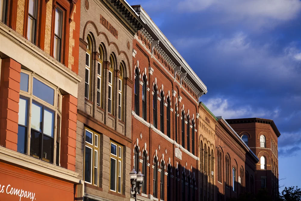 Downtown Lewiston.