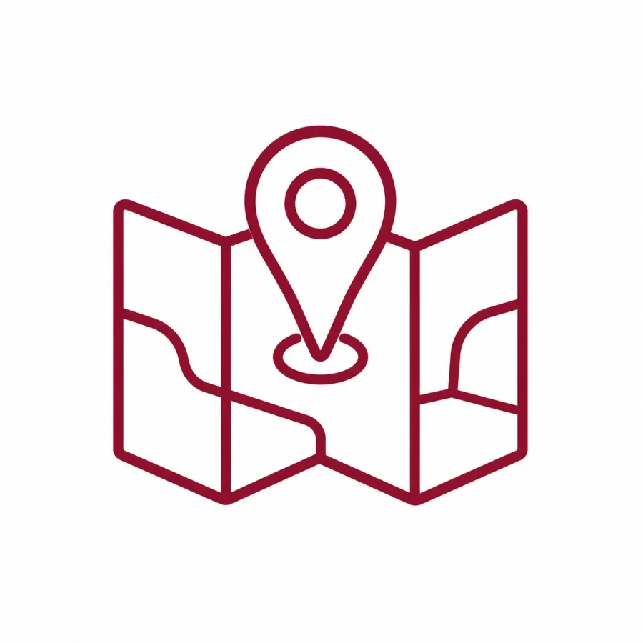 Map icon.
