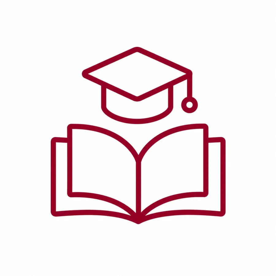 Majors and minors icon.