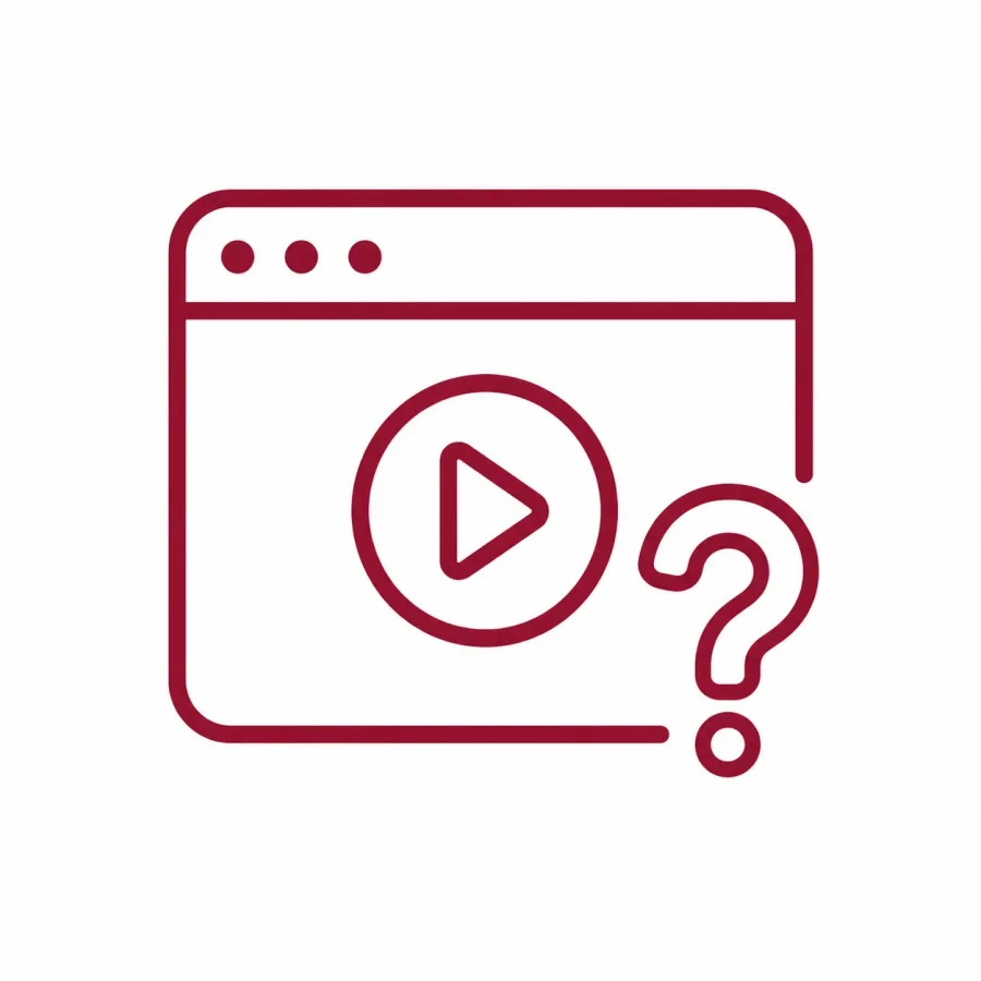 Video search icon.