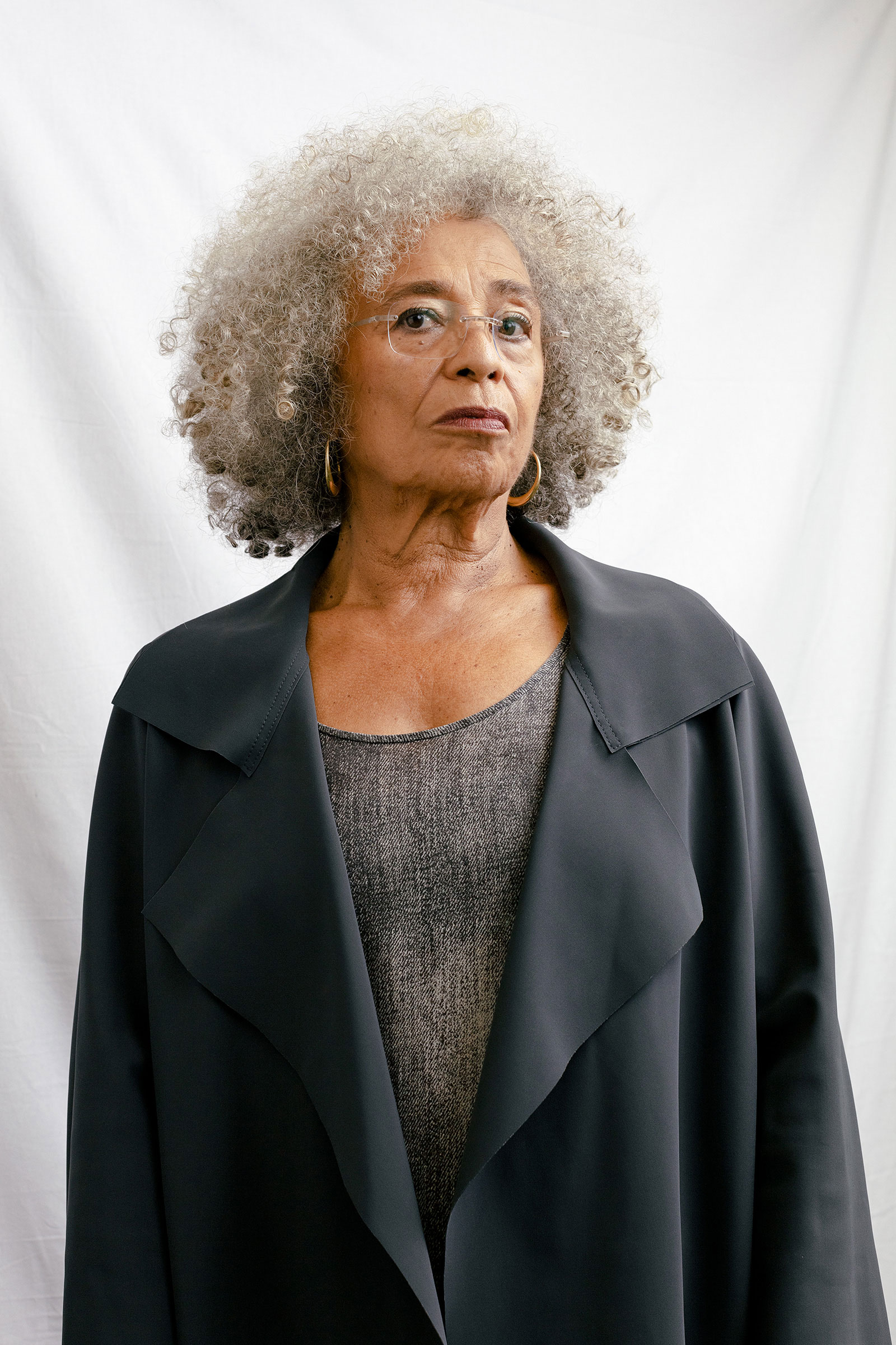 Angela Davis photographed in Oakland, CA on Sept 8 2020