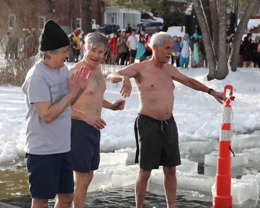 50 years after the first Puddle Jump, three of the event’s founders — Chris Callahan ’78, Scott Copeland ’78, and Lars Llorente ’78 — returned to campus to kick off this year’s edition.