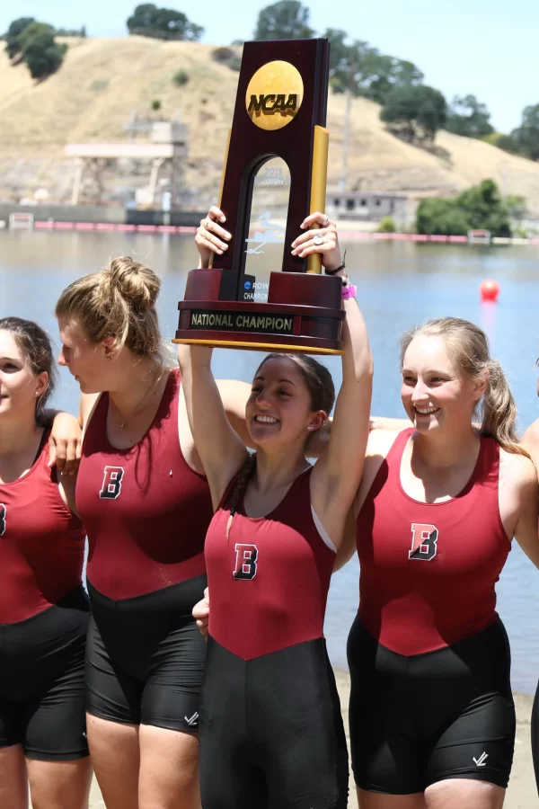 Bates College women's rowing team claimed the first NCAA team championship in college history on Saturday, May 30, 2015