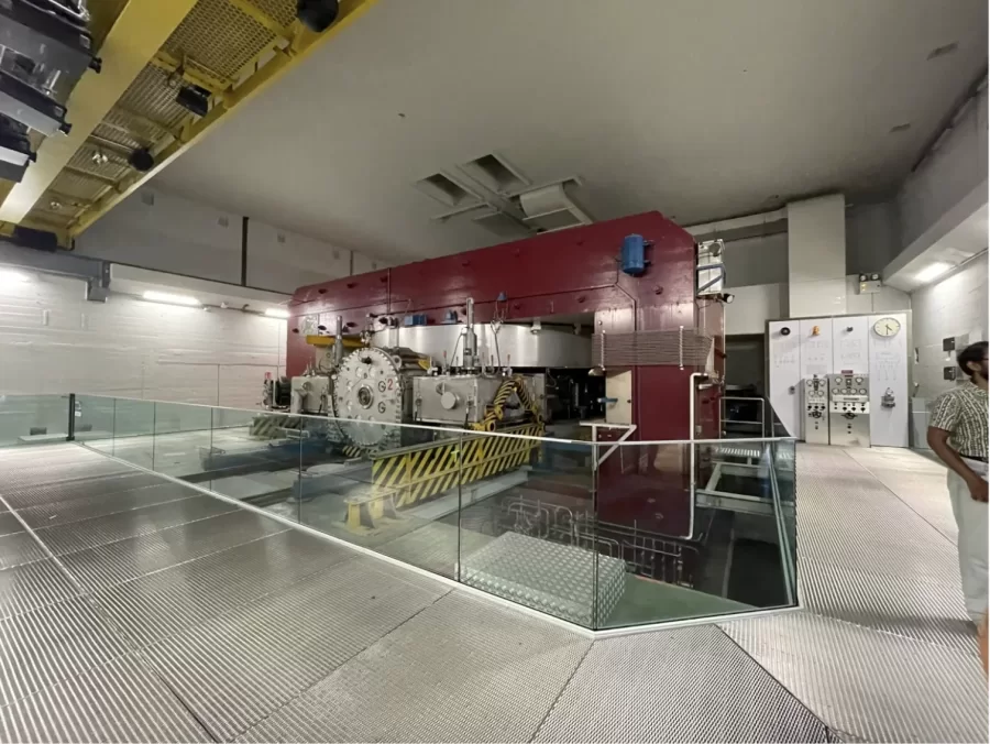 The room sized Synchocyclotron. The first Accelerator at CERN.