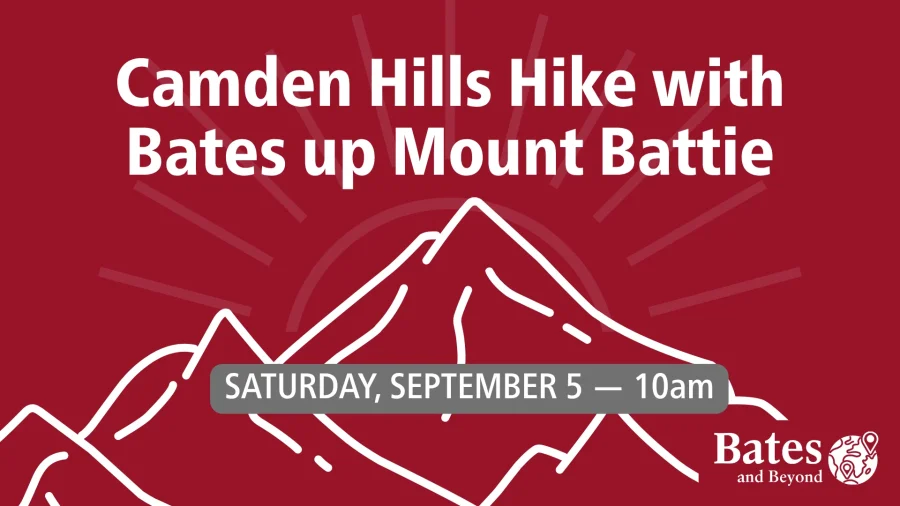 Come along for a short hike up Mount Battie hosted by Allison Webster Matlack '85…