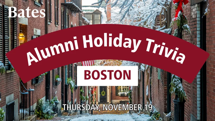 Gather with Boston-area alumni for an evening of holiday cheer, friendly competition, and hors d'oeuvres.…