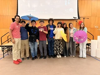 Bates students celebrating the Mid-Autumn Festival with CAFAM friends in Portland.