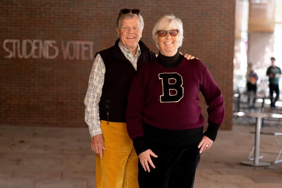 Back to Bates Weekend at a variety of locations on campus, including Pettengill Hall, where Bates alumni were honored with an awards presentation and a dessert reception, the registration desk in the Library Well, and the Bardwell Street Tent, where seniors over 21 and alumni enjoyed a beer garden and food.

Bates defeated Bowdoin 21-14 at the Alumni Big Game Saturday, today, Oct. 15, 2022, and the Garcelon Field crowd went wild.