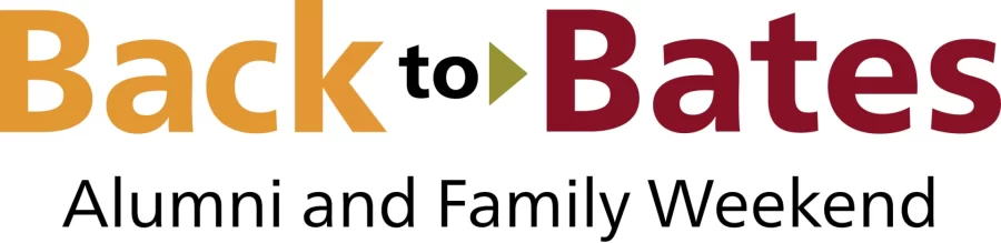 Back to Bates logo that includes the tagline Alumni and Family Weekend