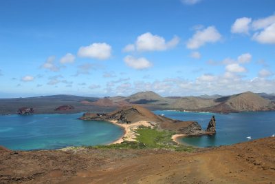 View of Bartolome from the top