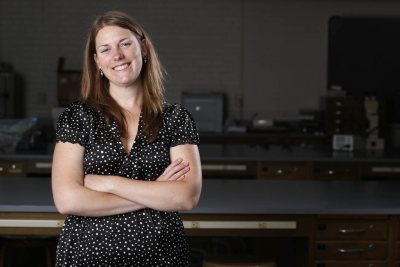 Larissa Williams, Assistant Professor of Biology, poses for a photo on June 20, 2013.