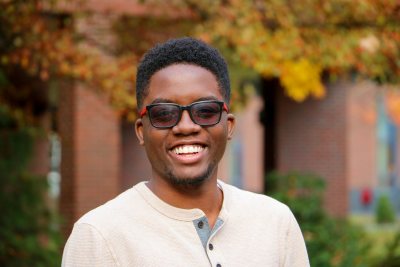 <center><b>Michael Morgan '22</b>Pronouns: he/him/his Campus Life Graphic Designer</center>