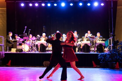 dancers at the annual gala, a semi-formal event