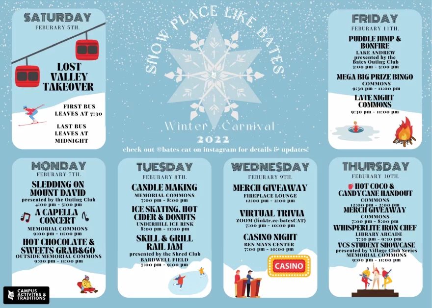 Winter Carnival 2022 Campus Life Bates College