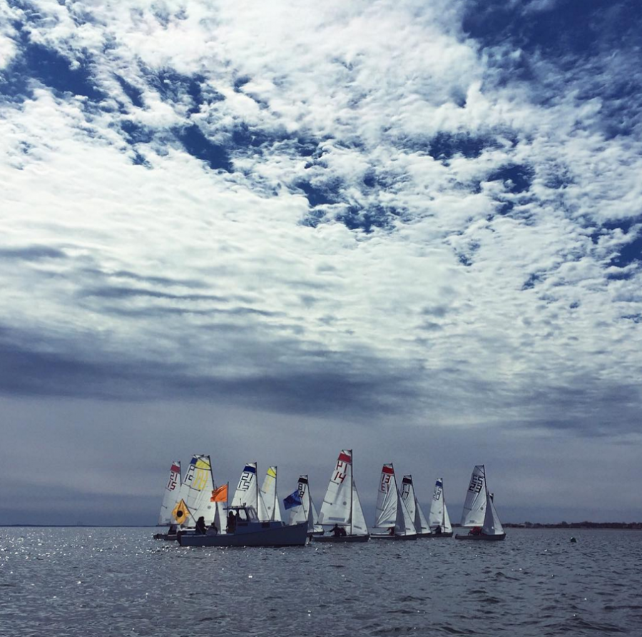 The start of the Veitor Trophy Regatta.