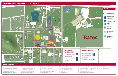 Commencement 2024 Map