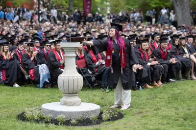 You can shape your situation before it shapes you, Bates grads told at 159th Commencement