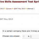 Quantitative Skills Assessment Test Quantitative Skills Assessment Test