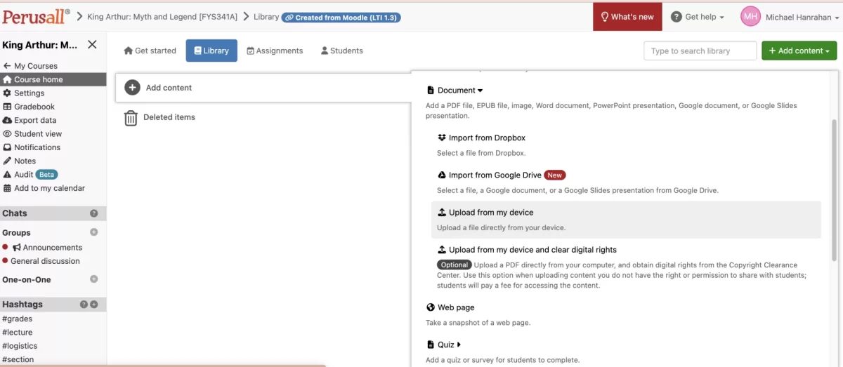 A Quick Guide to Perusall 1.3 | Curricular and Research Computing ...
