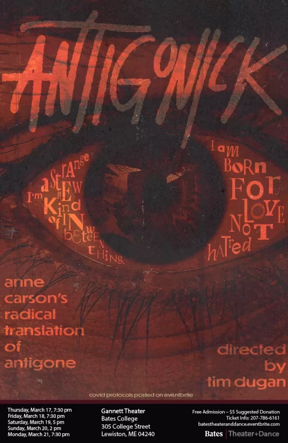 By Anne CarsonDirected by Professor Tim Dugan
Anne Carson's radical translation of Antigone invites us to…