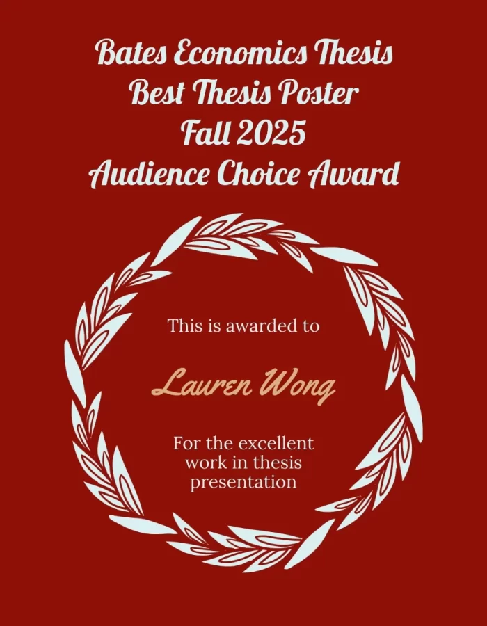 Student Best Thesis Poster Award: Lauren Wong