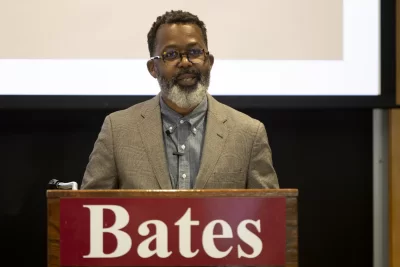 The 2023 Annual Carleton Lecture was given by Maurice Wallace titled "I Heard a Dream: Listening to Black Listening on the National Mall, August 28, 1963" Dr. Maurice O. Wallace (Rutgers University, Department of English) Sponsored by the Bates College English Department.