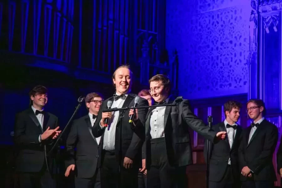 Our five a cappella groups on campus perform multiple times each semester!