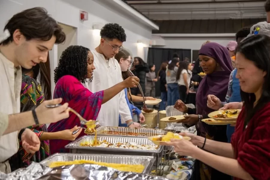Each year the International Club hosts the International Dinner, where students cook global meals!