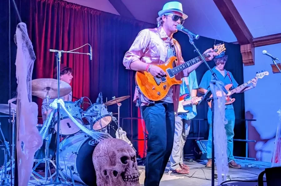 The Bates Musicians Union and WRBC (our own radio station) puts on a Halloween Bash featuring cover bands!