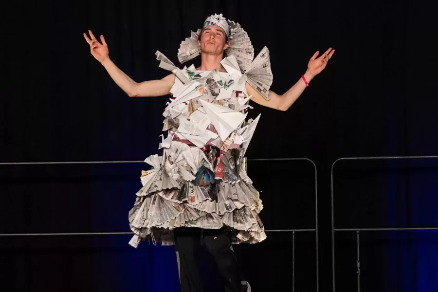 The annual Trashion Show sees faculty and student designs turn what would be waste into fashion!