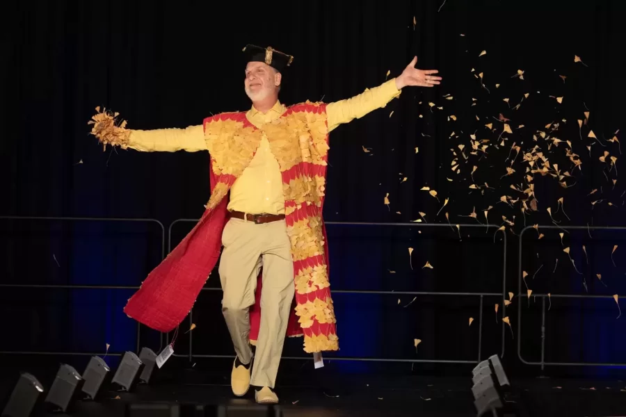 The annual Trashion Show sees faculty and student designs turn what would be waste into fashion!