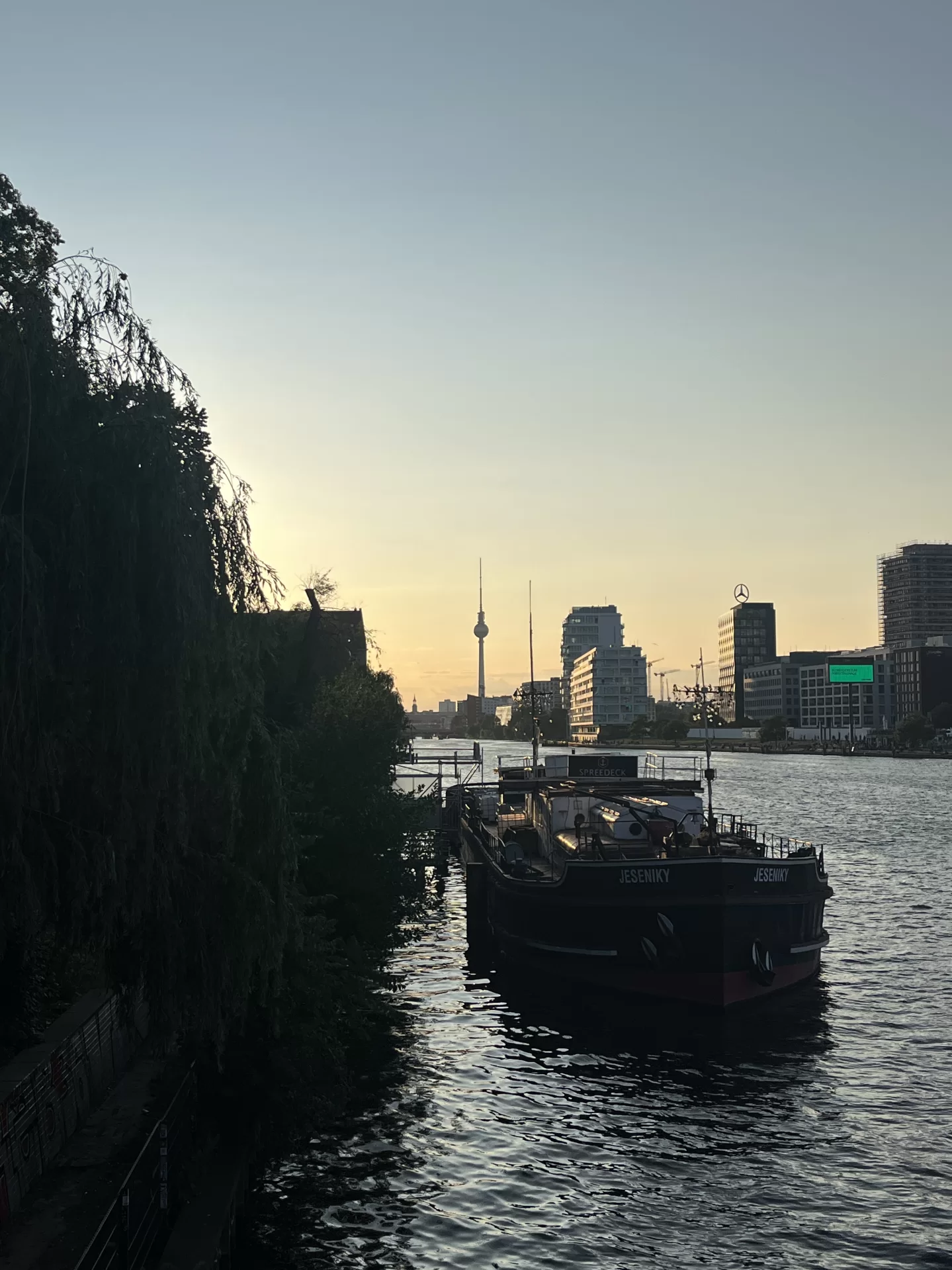 The view of the river Spree in Berlin