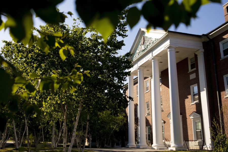 Campus scenes, evening of June 18, 2020. Lane Hall