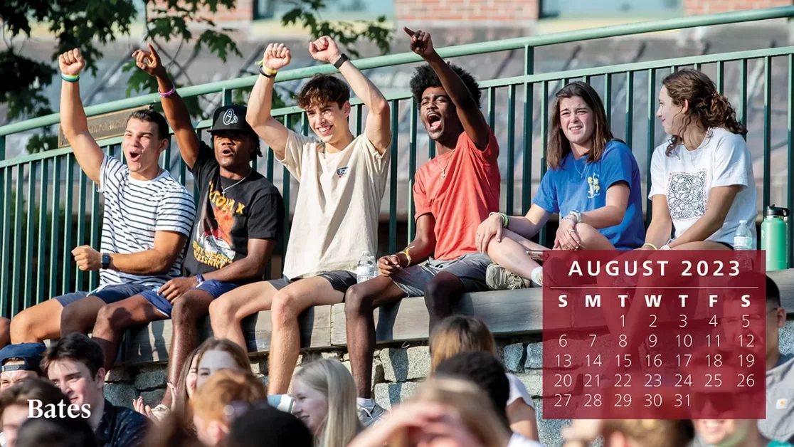 Digital Wallpaper Calendars for Circle Members Giving to Bates