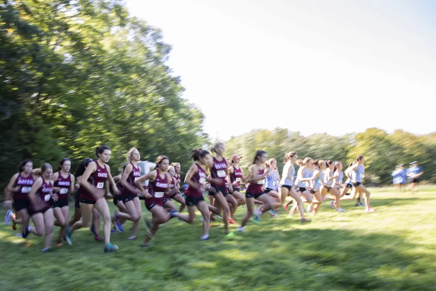 Moments from the Bates College Men’s and Women's Cross Country Bates Invitational on September 17, 2022. (Theophil Syslo | Bates College)