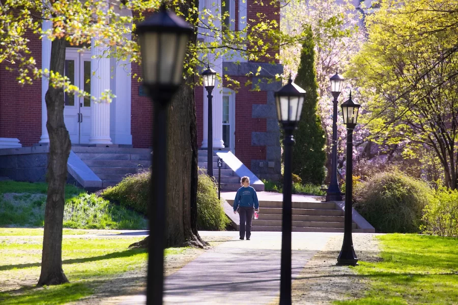The Historic Quad in the spring.