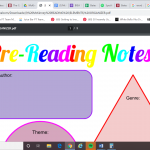Graphic Organizer for Class Reading