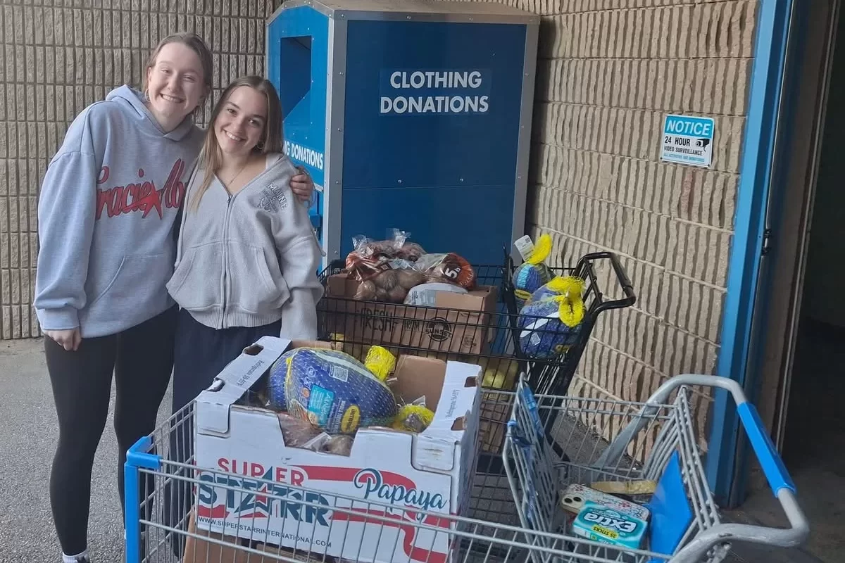Natalie recently helped organize a highly successful food donation drive on campus that produced forty Thanksgiving baskets for local families