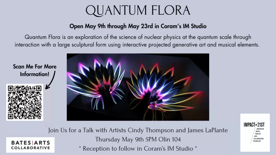 Please join us for an artist talk and reception for Quantum Flora, on view in…