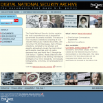 Digital National Security Archives Digital National Security Archives