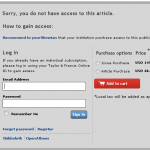Ever hit a paywall? Ever hit a paywall?