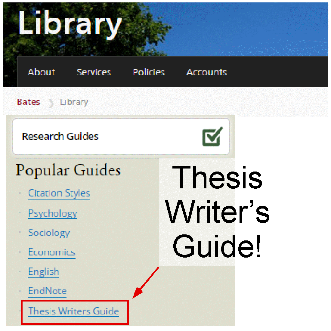 thesis writer clue