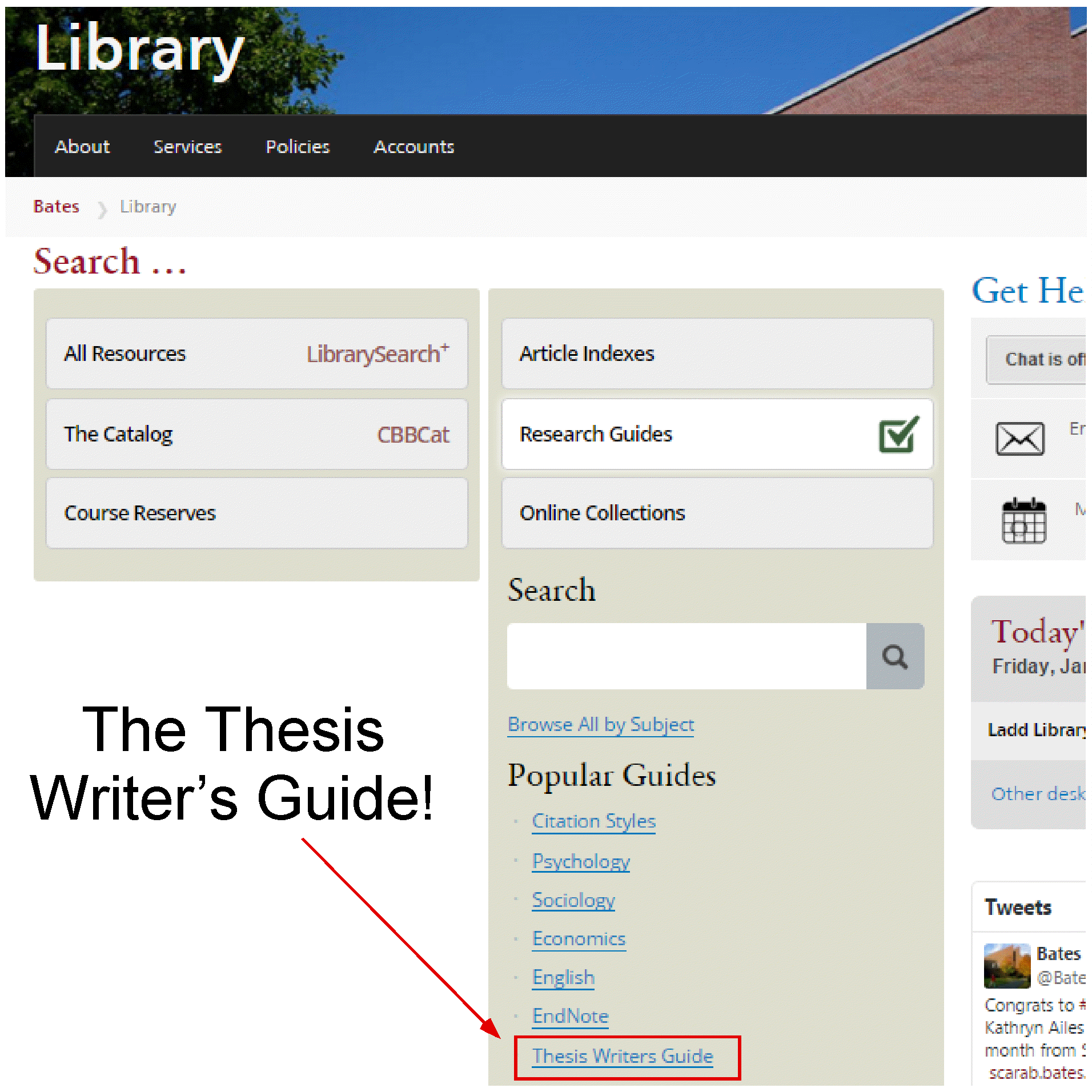 thesis papers library